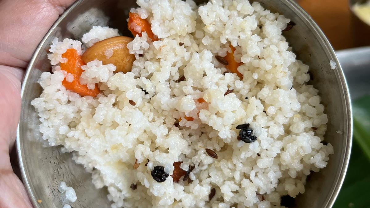 Millet pulao or Samak rice pulao, the vrat edition The Hindu
